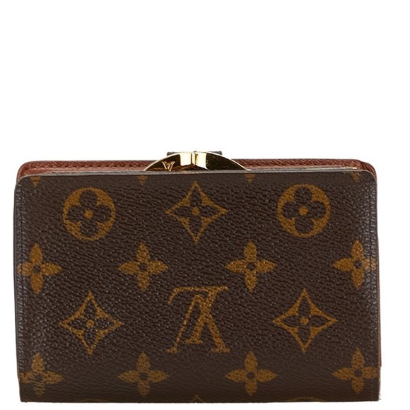 Louis Vuitton Monogram Viennese Bi-fold Wallet M61663 Brown PVC Leather Women... - Picture 3 of 11